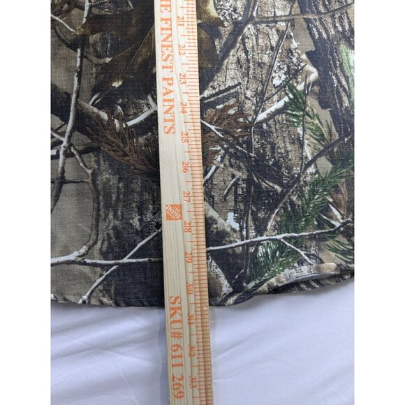 Realtree Mens Camouflage Hunting Shirt Ripstop Long Sleeve Vent Outdoor Fishing - Picture 4 of 16